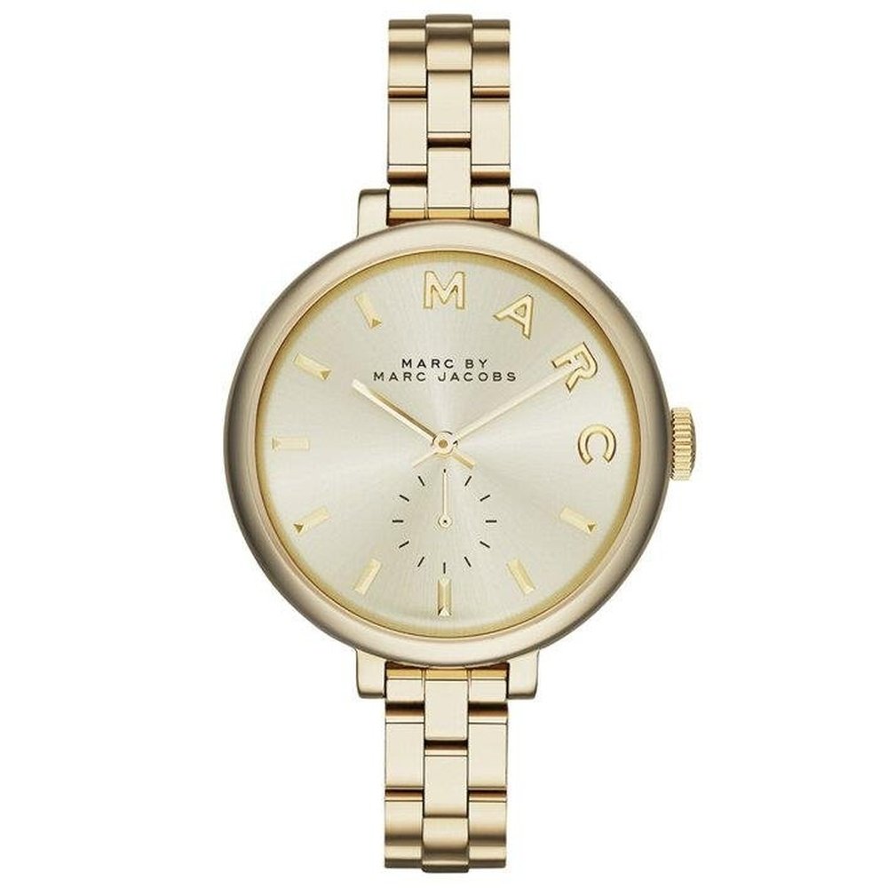 Marc Jacobs MBM3363 Womens Watch - Gold Stainless Steel - One Size | Marc Jacobs Sale | Discount Designer Brands