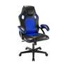 Chaise De Jeu Chaise De Bureau Chaise Pivotante Chaise D'ordinateur Chaise De Travail Chaise De Bureau Chaise Ergonomique Chaise De Course Chaise En Cuir (Bleu)