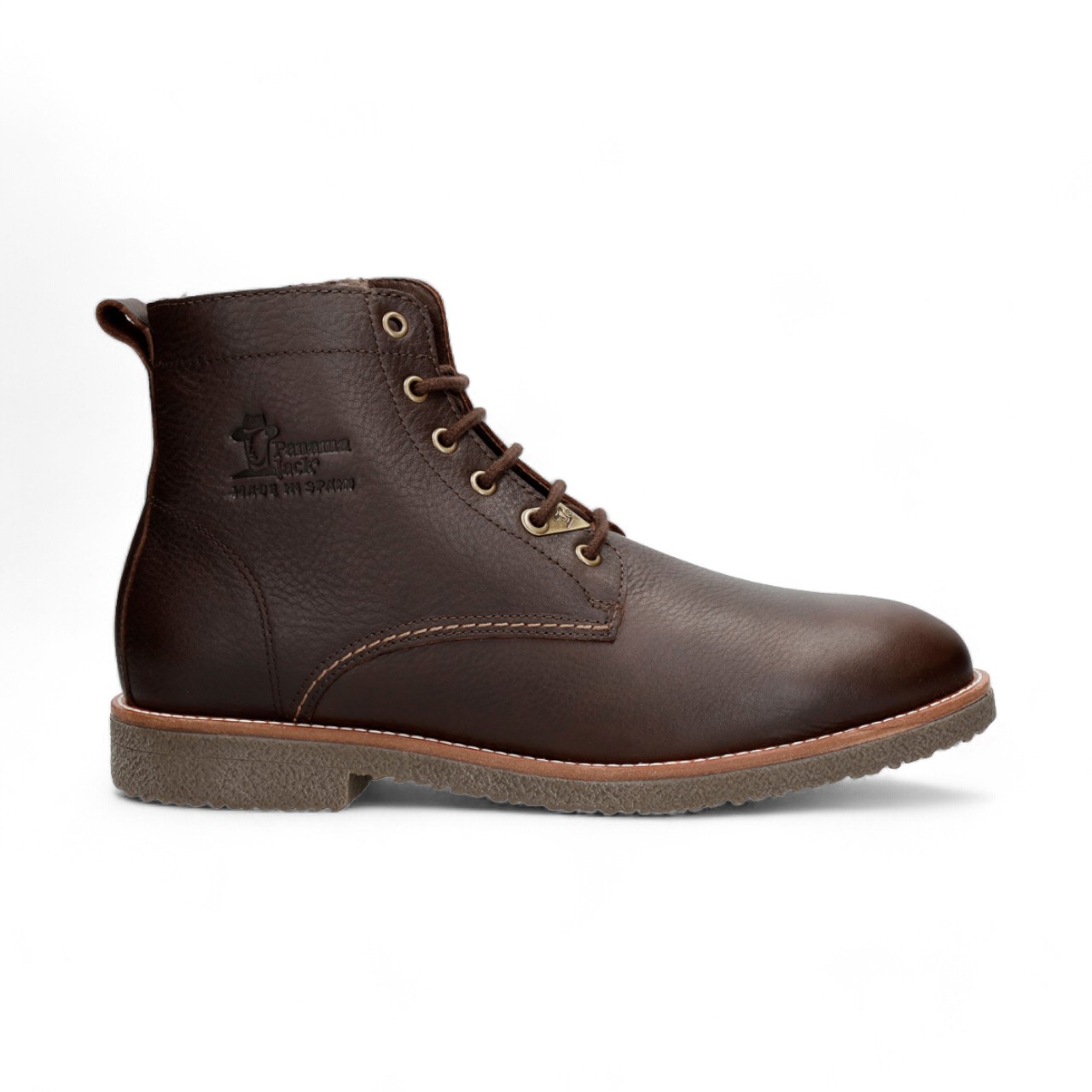 Panama Jack Glasgow Igloo C1 klassische Stiefeletten aus braunem Leder für Herren