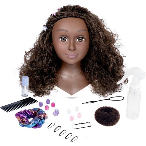 Frisierkopf SMOBY ""My Beauty Afro"" Frisierköpfe bunt Kinder