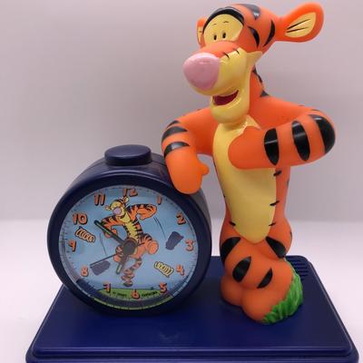 Disney Other | Disney Tigger Talking Alarm Clock Childrens Room | Color: Purple | Size: Os