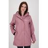 Regenjacke DEPROC ACTIVE "Friesennerz ELLESMERE WOMEN", Damen, Gr. 44 (L), lila, Obermaterial: 100% Polyurethan;Futter: 100% Polyester, casual, figurumspielend, Langarm gerader Abschluss mit Druckknopf, Jacken, auch in Großen Größen erhältlich