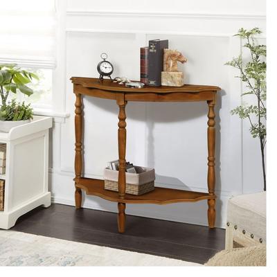 Curved Half-Moon Console Table