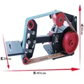 Mini levigatrice a nastro fai-da-te levigatrice a nastro multifunzione da tavolo levigatrice a nastro 220V 0-32m / s (660*25)