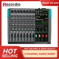 GAX-PA8 Mixer audio professionale a 8 canali, mixer audio digitale per performance sul palco DJ Mixer audio digitale 256DSP