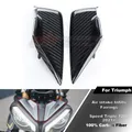 Faro anteriore faro aspirazione aria carene carene per Triumph Speed Triple 1200 RS 2021 + Full Carbon Fiber 100% Twill forgiato