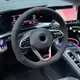 Coprivolante per Auto Alcantara personalizzato per Volkswagen VW Golf GTI R-lines 2021 treccia automatica sui coprivolanti