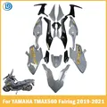 Kit carene complete ABS moto adatto per YAMAHA TMAX560 2019-2021 TMAX 560 T-MAX 2019-2021 Kit carenatura carrozzeria grigio cemento