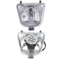 Gruppo faro anteriore a LED per moto 12V 35W per 50cc 70cc 110cc 125cc Quad ATV faro anteriore per moto faro a LED