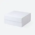 Geotobox 25,5×25,5×11,5 cm | Scatole regalo in cartone rigido pieghevole quadrato C5 da 24,13x24,4x11,2 cm con coperchio magnetico