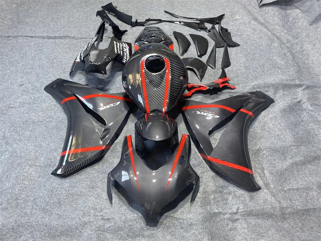 Carenatura Per CBR 1000RR 1000 RR 08 09 10 11 CBR1000 RR CBR1000RR 2008 2009 2010 2011 grigio nero rosso Carenatura Del Corpo