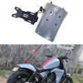Parafango posteriore grigio Gunship + staffa targa + gruppo indicatori di direzione per Honda Rebel