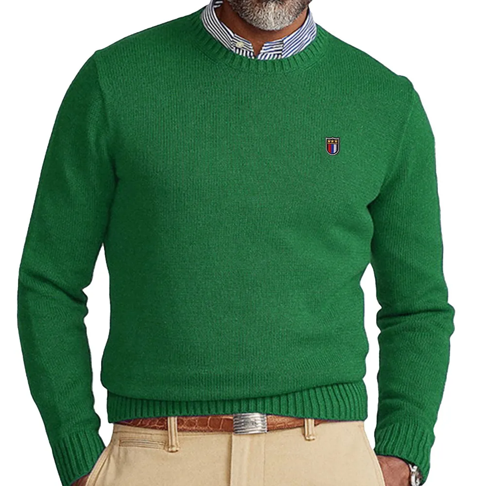 2022 nuovo di alta qualità lavorato a maglia ew Design primavera autunno 100% maglioni di cotone Pullover uomo Casual tinta unita maglione Pull Homme 8507