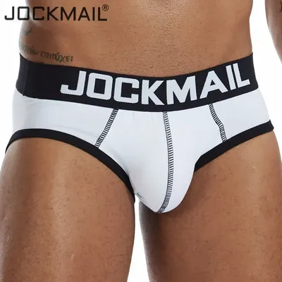 Jockmail männer reizvolle schriftsätze männer baumwolle bikinis slips männer unterwäsche tanga