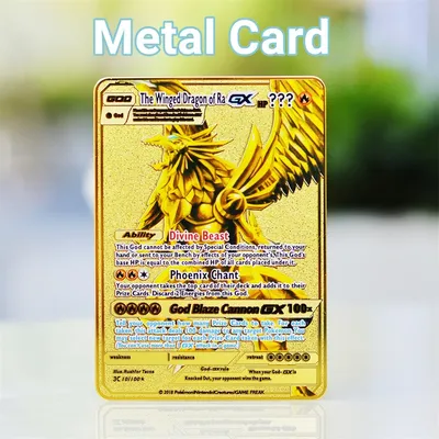 Pokemon-Karten Gold Metall Pokémon-Karte Charizard Vmax Mario Der geflügelte Drache von Ra Vstar Image