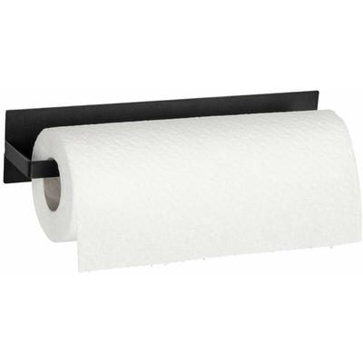 Wenko - Magnetischer Küchenrollenhalter Ima Schwarz, magnetisch, für gängige Küchenrollen, Schwarz, Image