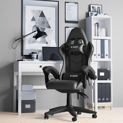 Bigzzia - Gaming Stuhl Ergonomisch Bürostuhl Gaming Sessel Drehstuhl, Gamer Stuhl mit Lendenkissen Image