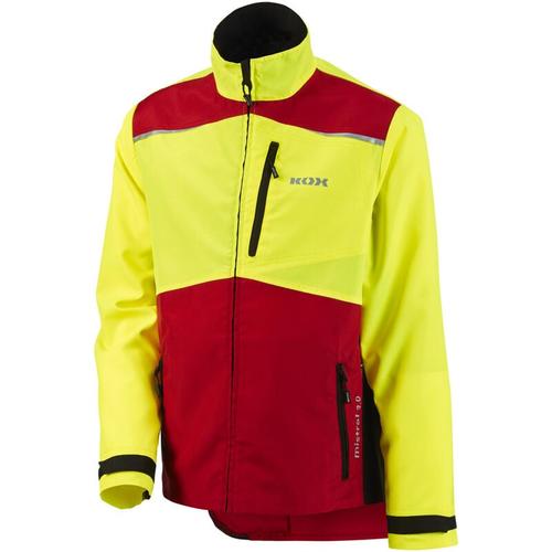 Forstjacke Mistral 3.0 Rot/Gelb Gr. s - KOX