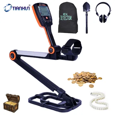 TX-630 Foldable Metal Detector Professional Gold Detector with Precise Positioning High Sensitivity