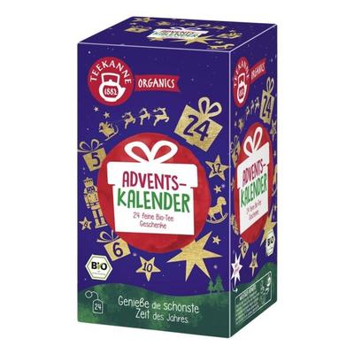 Tee- Adventskalender 2024 »Organics«, TEEKANNE