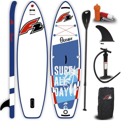 SUP-Board F2 "Ocean Boy Kids blue" Wassersportboards Gr. 9,2 280cm, blau