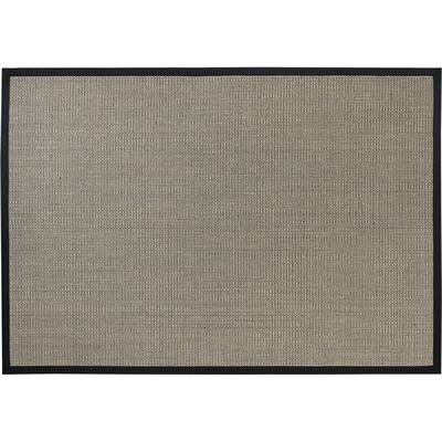 Sisalteppich DEKOWE "Brasil", schwarz, B:80cm H:6mm L:150cm, Sisal, Teppiche, Flachgewebe, Obermaterial: 100% Sisal, mit Bordüre, Wohnzimmer Image