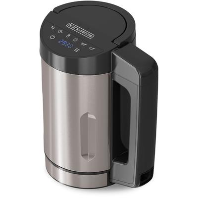 BLACK + DECKER Küchenmaschine "Suppenbereiter BXSM1000E/ ES9250090B", schwarz (silber, schwarz), B:19,2cm H:31,5cm T:25,4cm, Küchenmaschinen