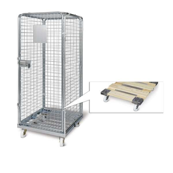 Rollbehälter ADB 1350 HO, 724 x 810 mm, 5-seitig, 1 Tür, Cr 3 Image