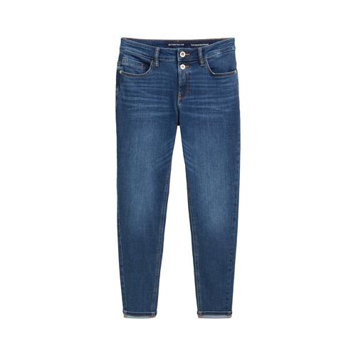 TOM TAILOR Damen Boyfriend Jeans, blau, Uni, Gr. 32/32