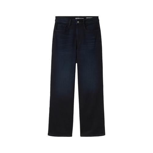 TOM TAILOR DENIM Damen Culotte Jeans mit recycelter Baumwolle, blau, Uni, Gr. XS