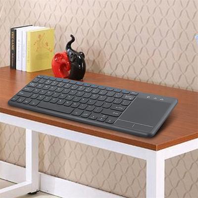 Wireless Keyboard with Touchpad 2.4G Slim Portable for Tablet Smart Computer Keyboard Portable Trackpad 78 Keys Keypad