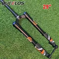 BUCKLOS 29 pollici MTB/AM/FR/Forcella pneumatica bici elettrica Anti-Vibrazione Forcella sospensione bicicletta 110*15mm Boost Ciclismo Forcella invertita