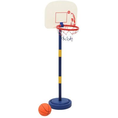 Vidaxl - Basketballkorb mit Ständer, Ball & Pumpe Verstellbar 90/121 cm