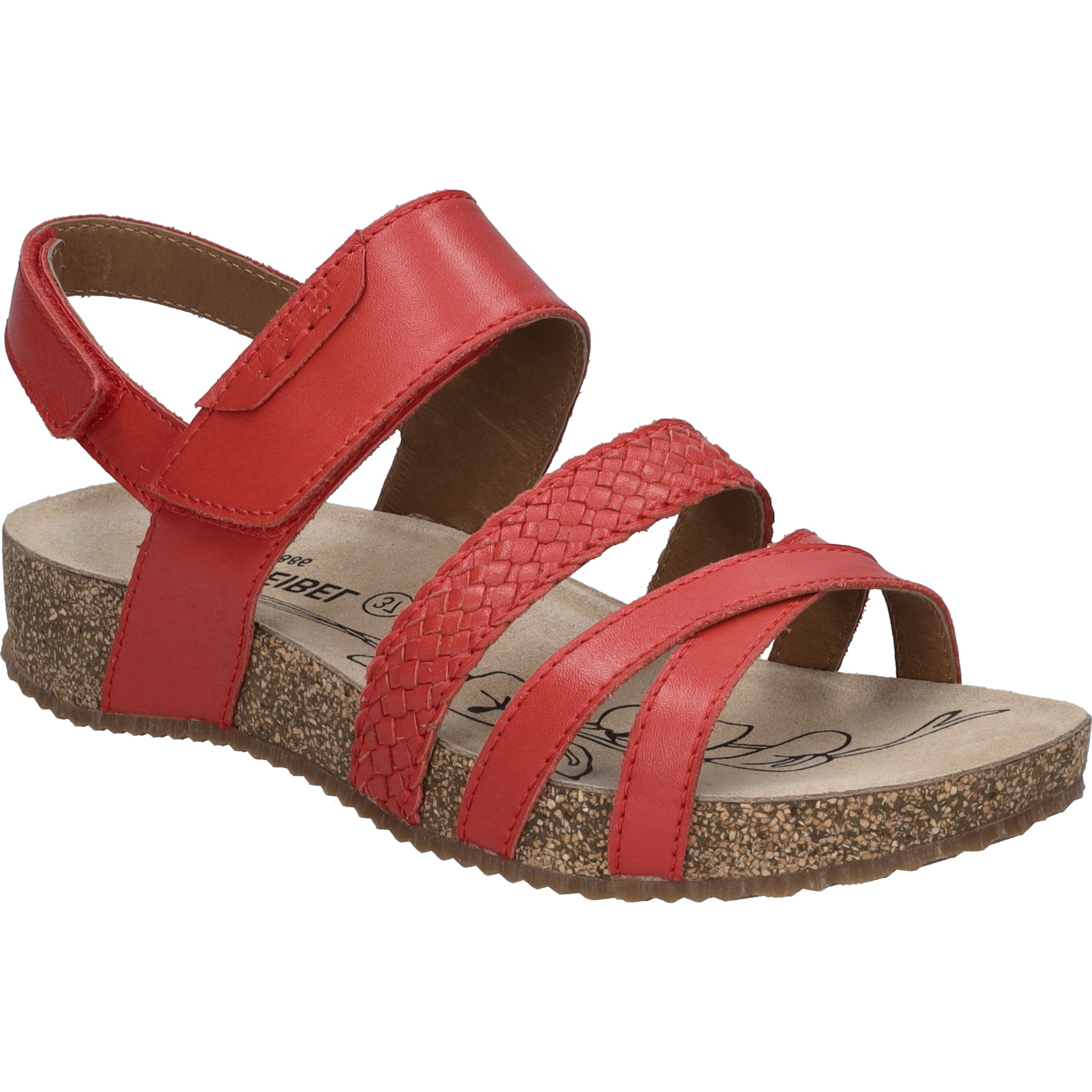 JOSEF SEIBEL Tonga 83 | Sandale für Damen | Rot Tonga 83, rot