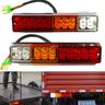 Lot de 2 feux arrière de remorque 20 led pour remorque, camion, caravane, camion, camionnette,