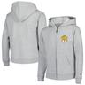 Youth League Collegiate Wear Heather Gray LSU Tigers Full-Zip Hoodie