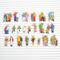 50Pcs High Quality Model Train People Passengers Figures Ho Scale 1:87 Painted Figure Artware