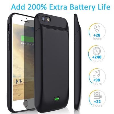 360Â° Pro Protection Phone Battery Case 5000Mah/7200Mah Magnetic Portable Traveling Battery External Rechargeable Battery Charger Backup Power Bank Back Case Cover For Iphone 6/6S/7/8/ 6 Plus/6S Plus/7 Plus/8 Plus/ X