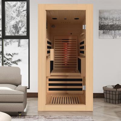 Erommy up to 3 Person Infrared Sauna with 10-Minute Warm-Up Heater Tube and Carbon Plate