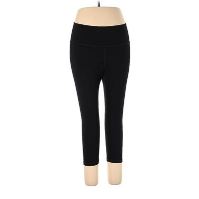 Terez Active Pants - High Rise: Black Activewear - Women's Size X-Large