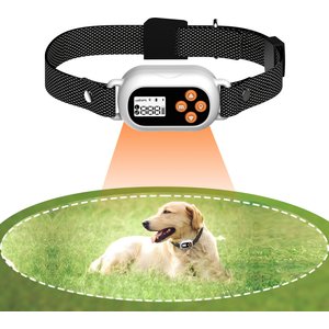 Hoistspark Smart Wireless Electric Fence GPS Dog Collar Fence System, Medium, White