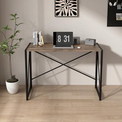 TEMU Mcc Miami Desk, Folding Desk, Computer Desk, Office Desk, Home Office, 100 Cm Image