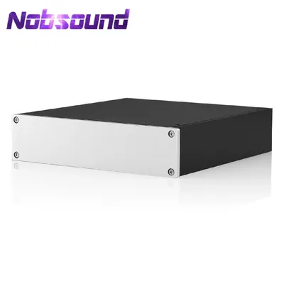 Nob sound hifi verstärker gehäuse aluminium chassis für diy verstärker vorverstärker dac case box Image