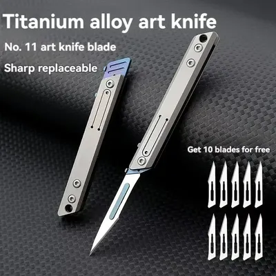 Titan Mini Messer Allzweckmesser Messer Messer Box Cutter Outdoor Tragbare Schlüsselanhänger Anhänger Auspacken Express Messer
