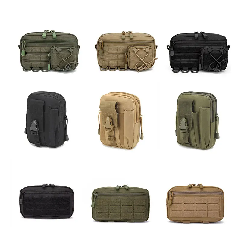 Neue Molle Utility EDC Taille Tasche Gürtel Taktische Tasche Medizinische Erste Hilfe Tasche Gürtel Tasche Outdoor Sport Jagd Tasche Utility Tasche Image