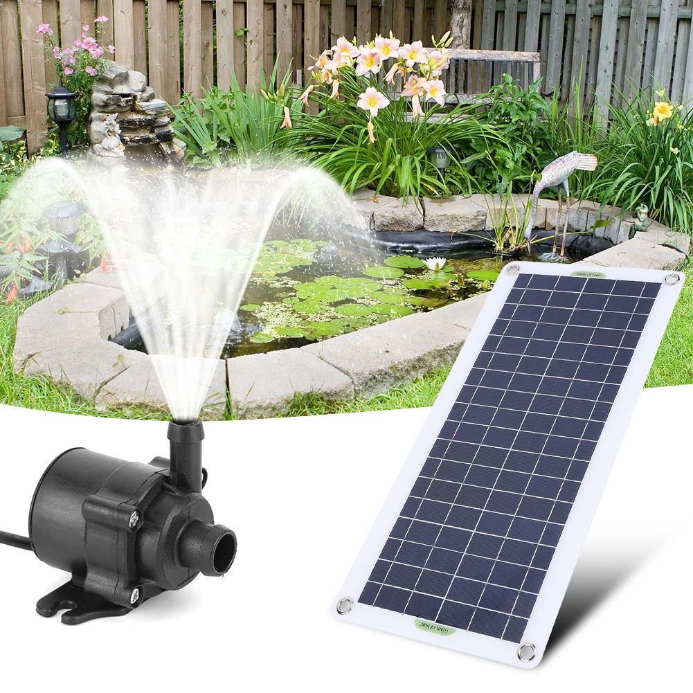 Dc12v Solar wasserpumpe 30w 50w bürstenlose Motor wasserpumpe Aquarium Vogel bad Teich Garten Solar brunnen pumpe Bewässerungs system