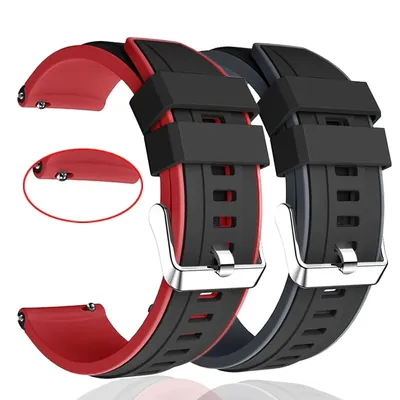 Silikon 20mm 22mm Band Für Amazfit GTR 47 42mm GTR3 Pro Sport Armband Für Amazfit GTS 4 3 2e 2 Mini Armband Für Amazfit Bip Image