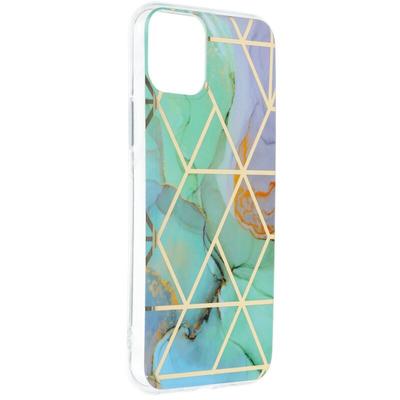 Handy Hülle Schutz Cover Case Marble Cosmo Muster Handyschale Tasche kompatibel mit iPhone 12 Pro