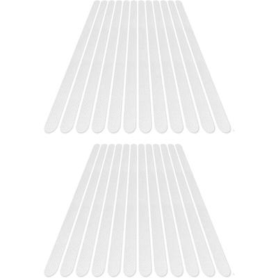 Sollbry - 24 Stück rutschfeste Aufkleber, Duschaufkleber, Badewannen-Sicherheitsstreifen, Image
