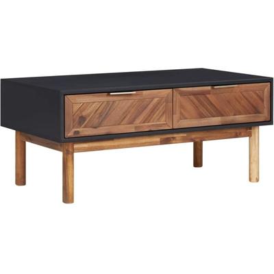 Vidaxl - Couchtisch 90x50x40 cm Akazie Massivholz und mdf